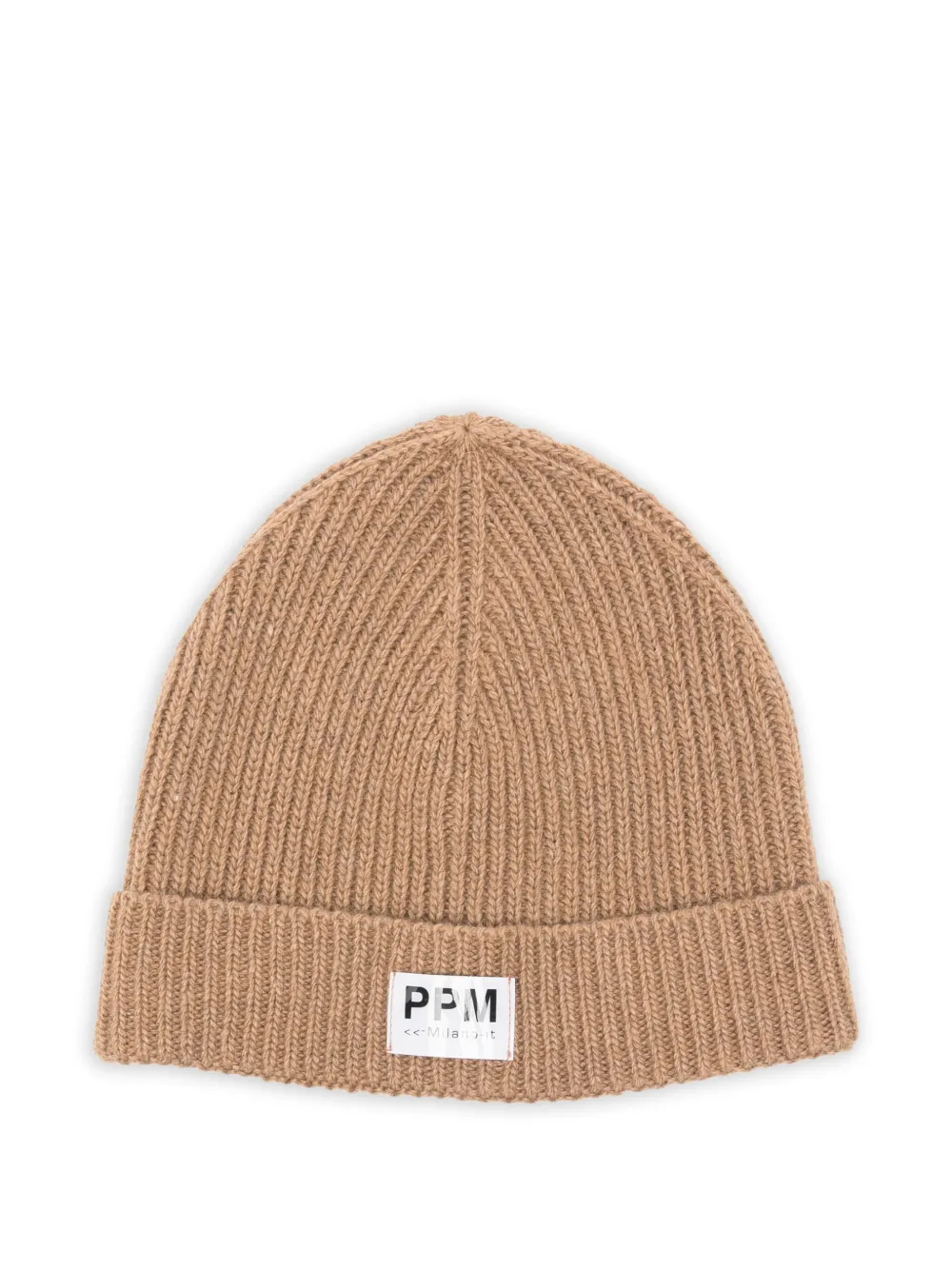 Paolo Pecora Kids Muts met logopatch Bruin