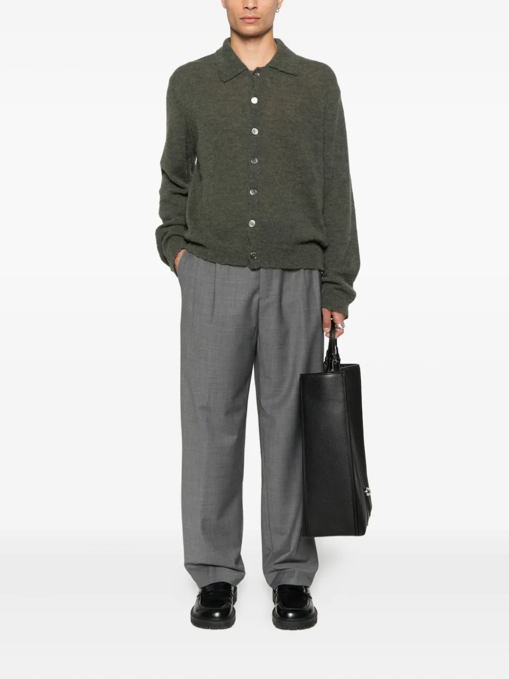 Myths pleat-detail trousers - Grijs