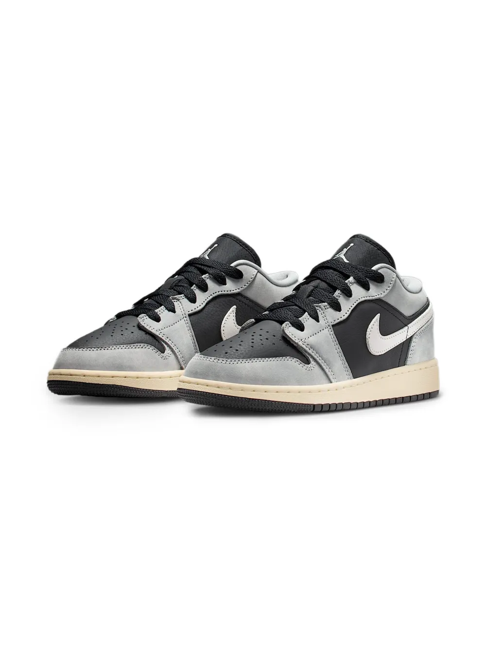 Nike Kids low-top swoosh-logo low-top sneakers Grey