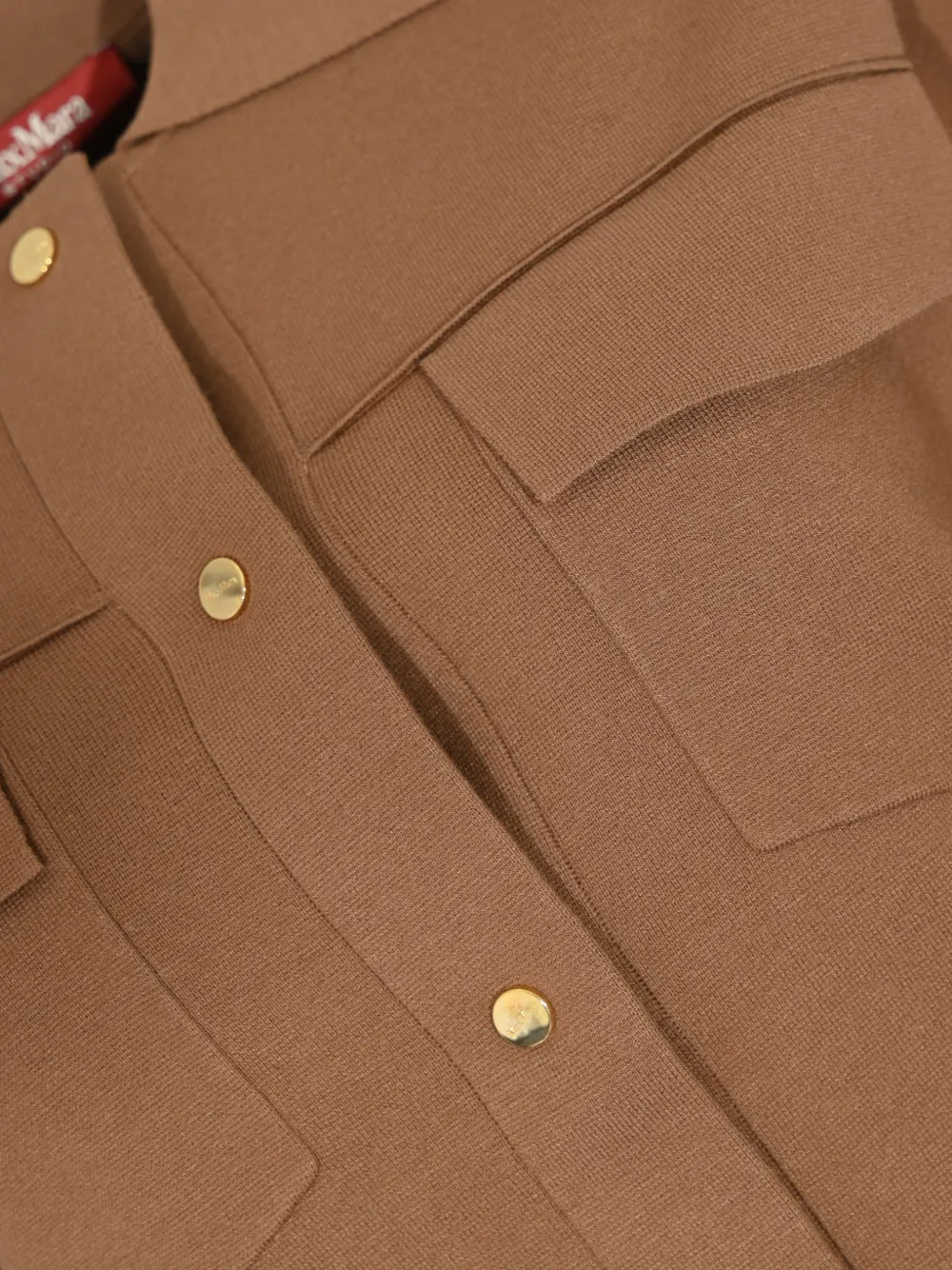  Max Mara Buttoned Cardigan - Brown 