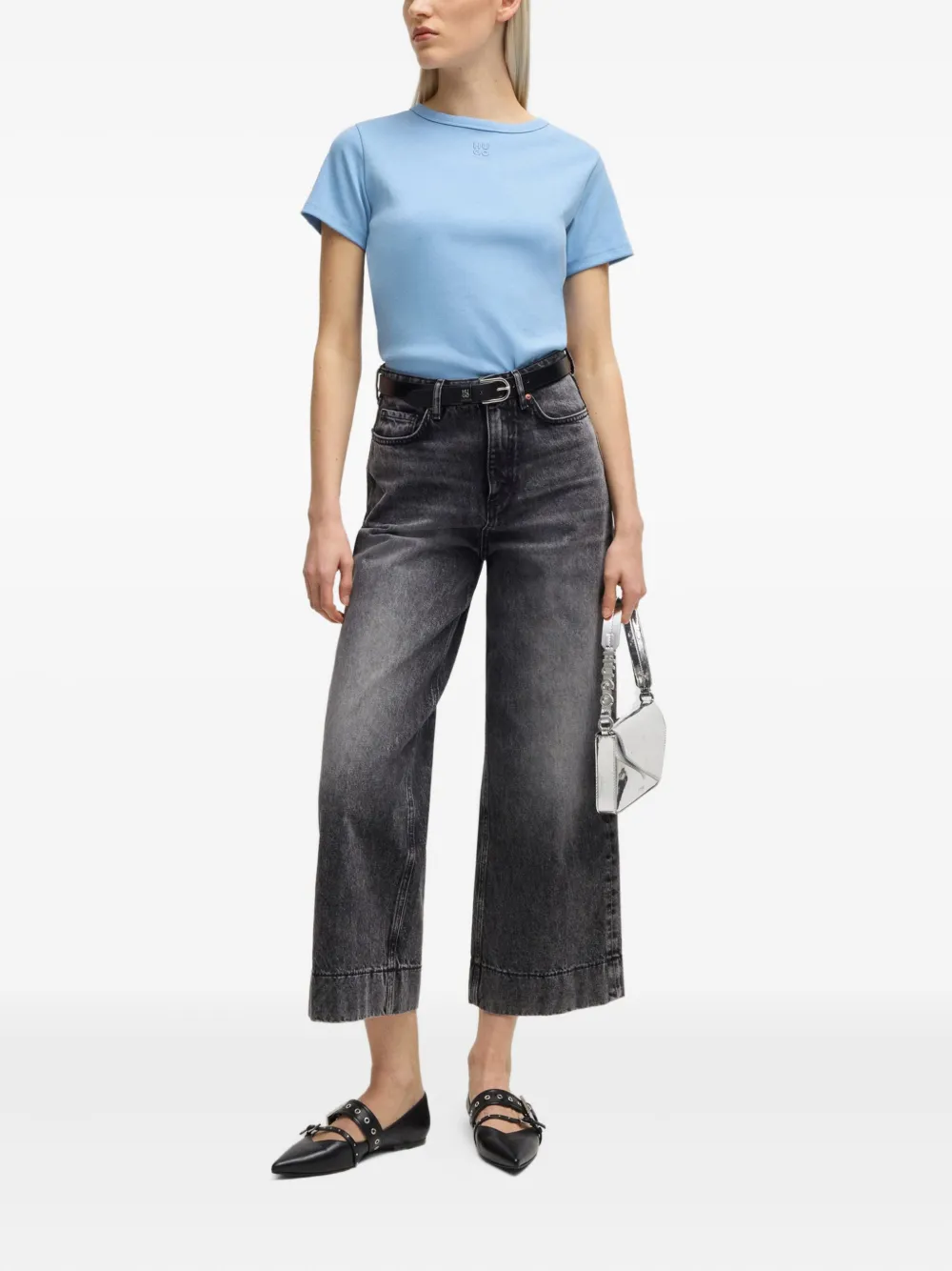 HUGO Camiseta mangas curtas com logo | Camisetas | Image 2