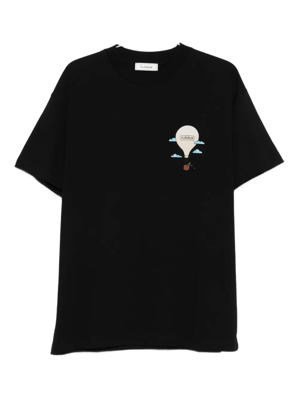 FLÂNEUR Hot Air Balloon T-shirt - Nero