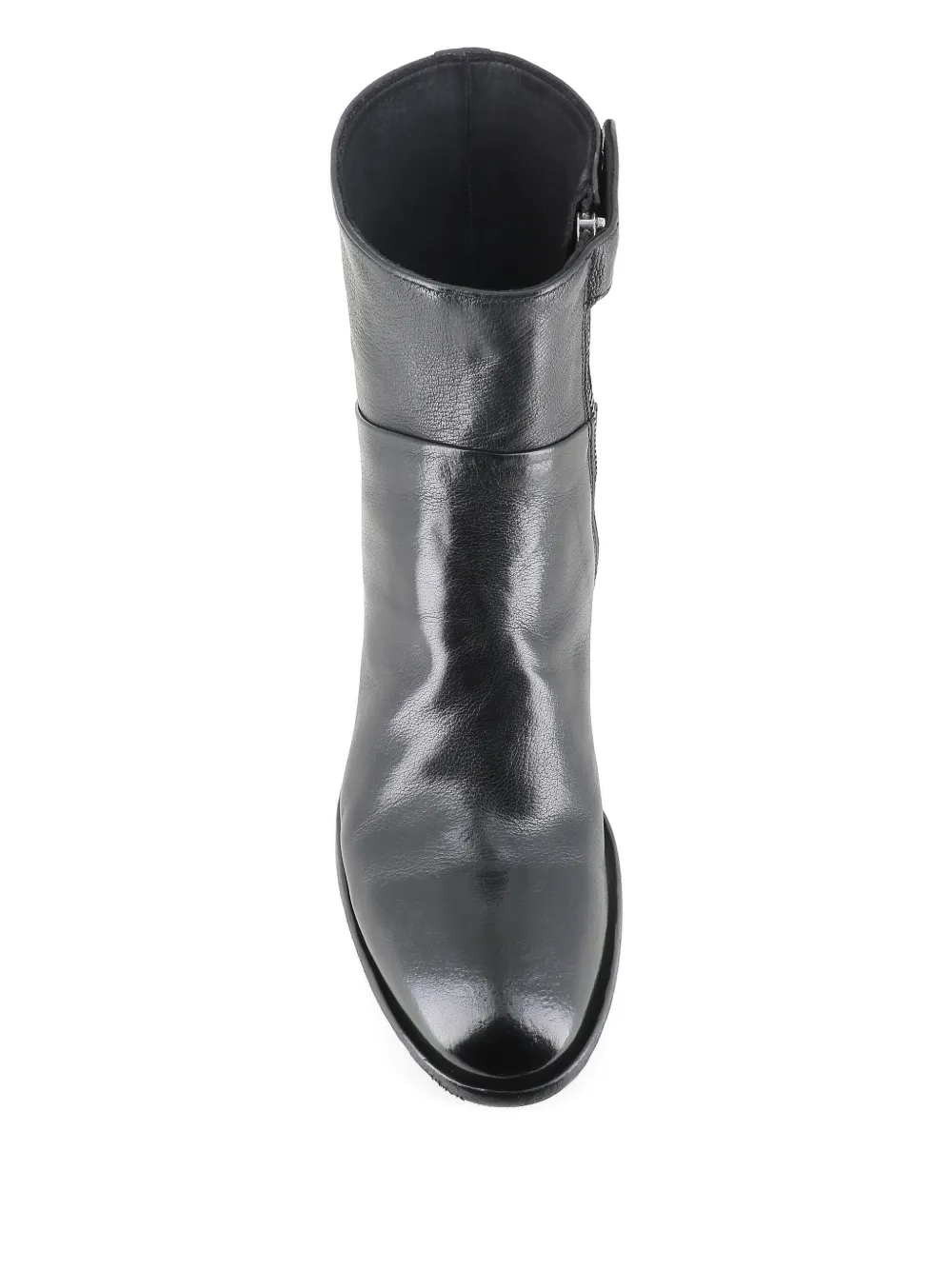 Officine Creative 55mm Denner zip-detail leather boots Black