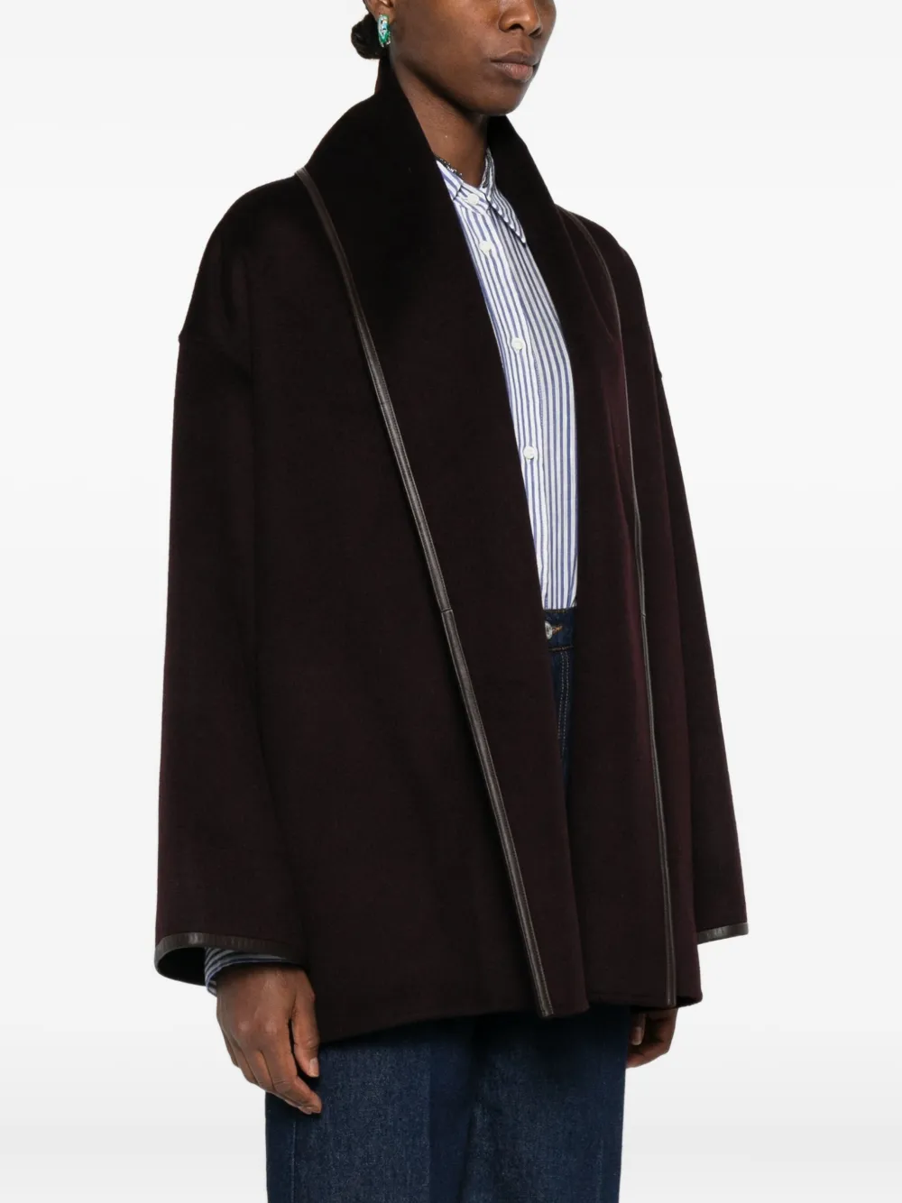 Yves Salomon trimmed coat Bruin