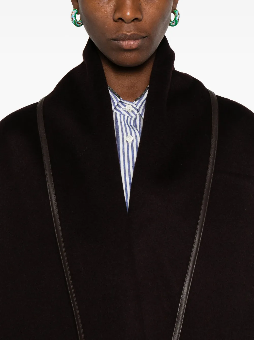 Yves Salomon trimmed coat Bruin