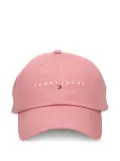 Tommy Jeans logo-embroidered cotton cap - Pink