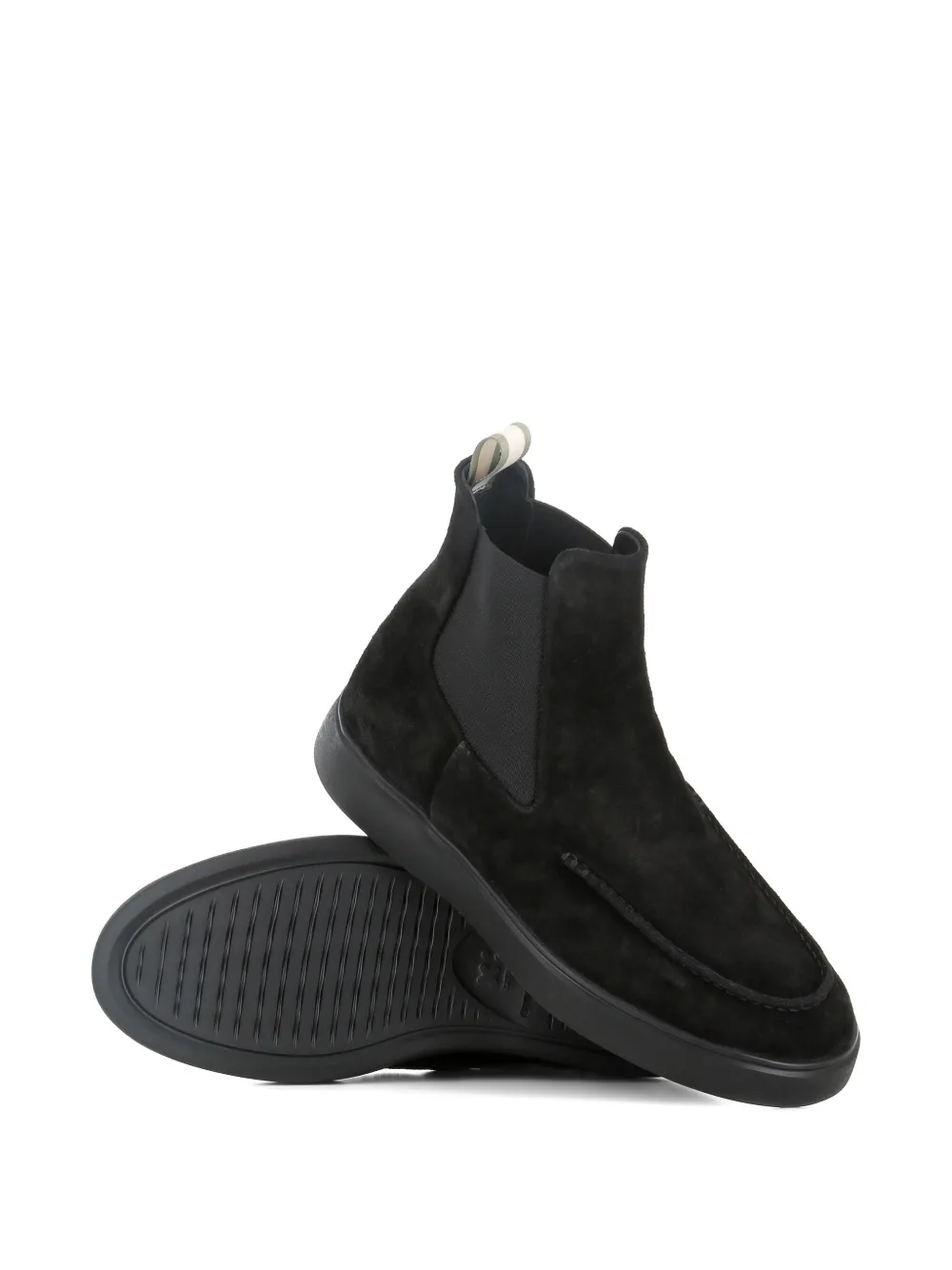 Officine Creative suede Chelsea boots Black
