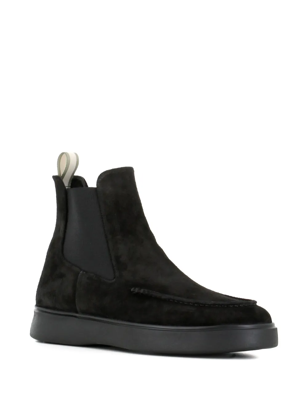 Officine Creative suede Chelsea boots Black