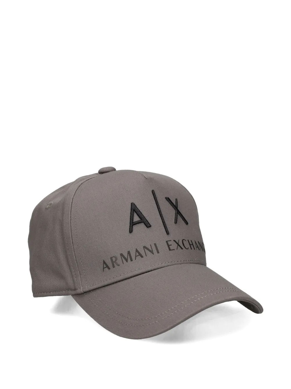 Armani Exchange logo-embroidered baseball cap U8092 DARK GRAY