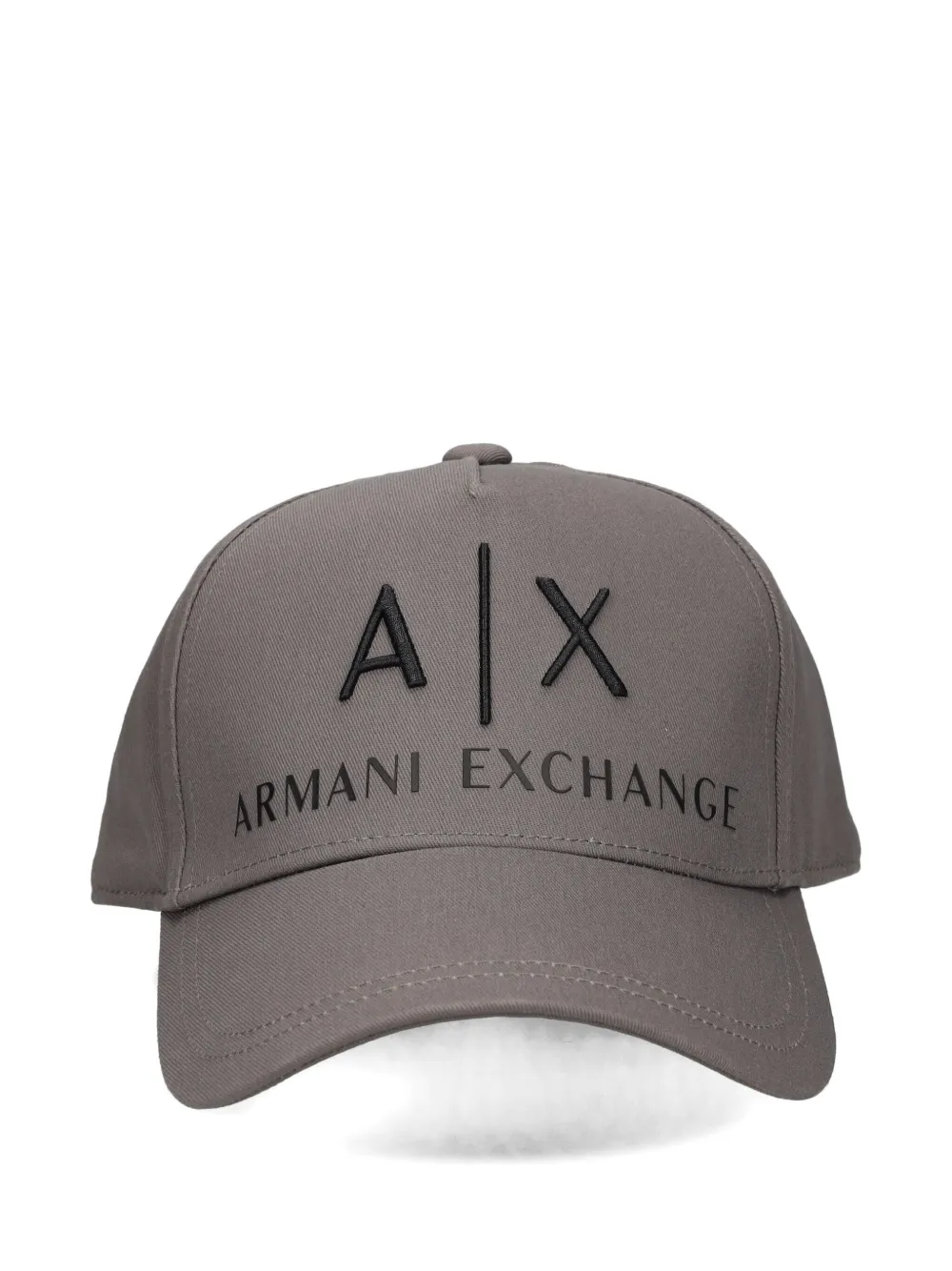 Armani Exchange logo-embroidered baseball cap U8092 DARK GRAY
