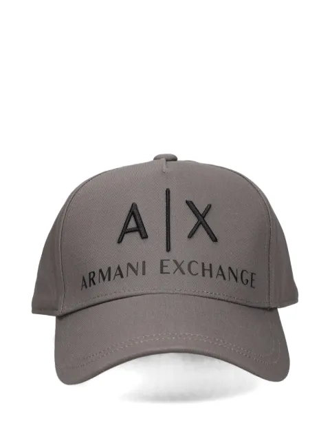 Armani Exchange logo-embroidered baseball cap