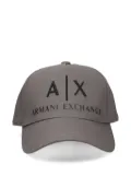Armani Exchange logo-embroidered baseball cap - Grey