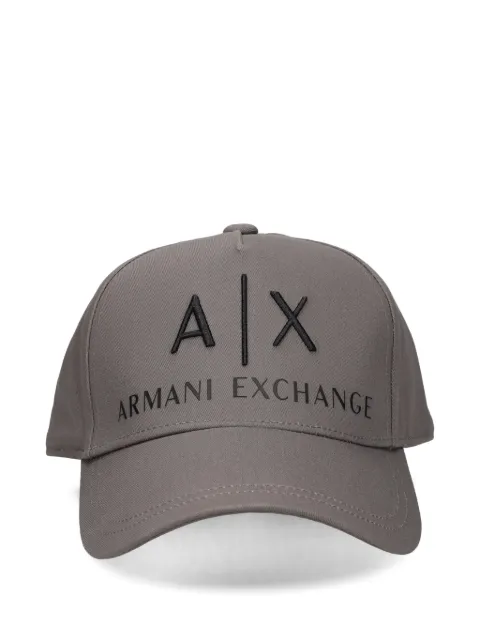 Armani Exchange logo-embroidered baseball cap