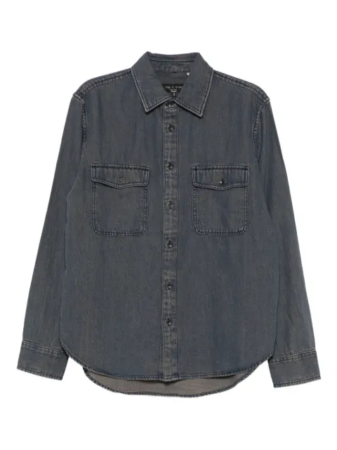 rag & bone button-up denim shirt