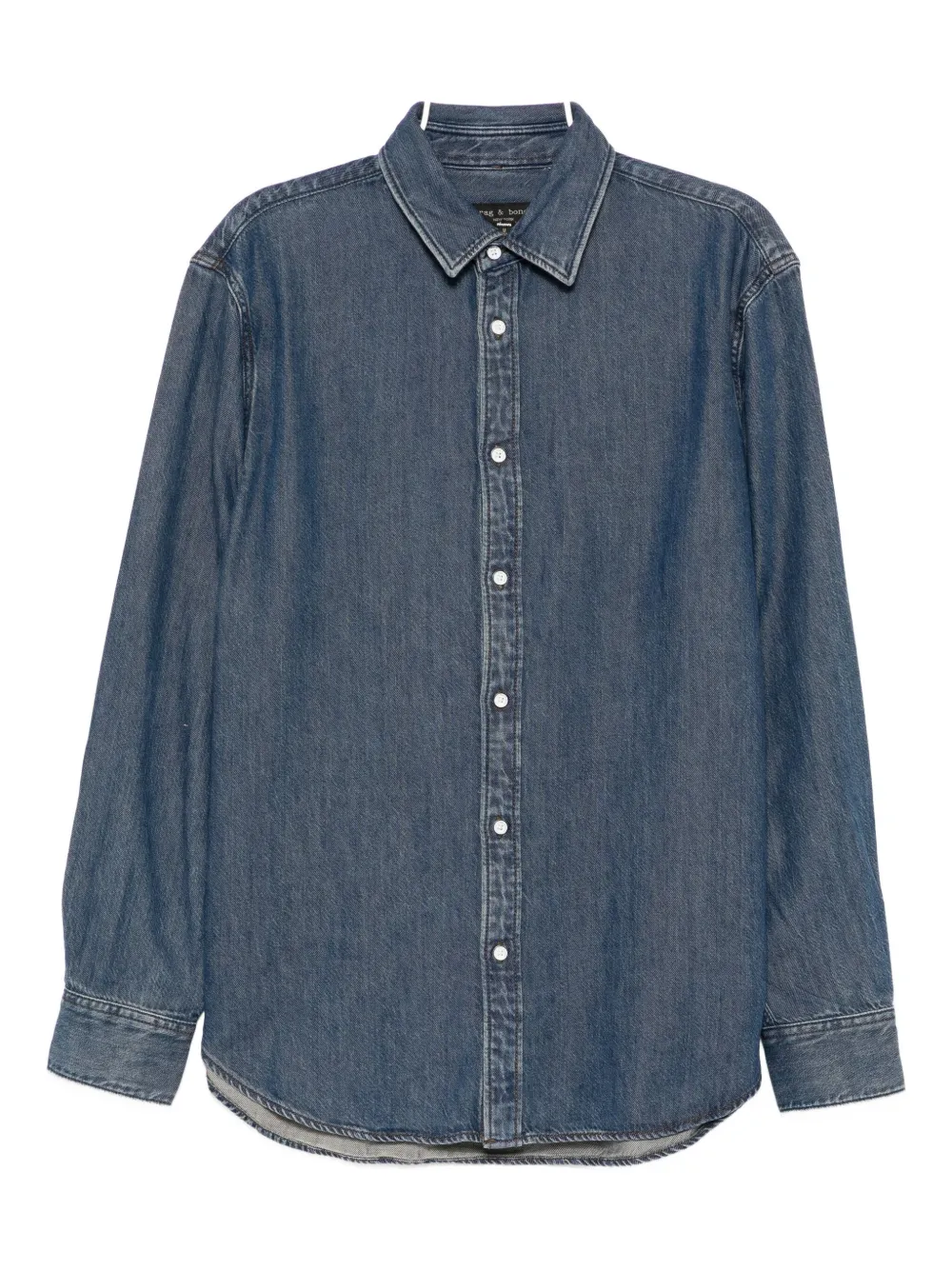 Rag & Bone Denim Shirt In Blue