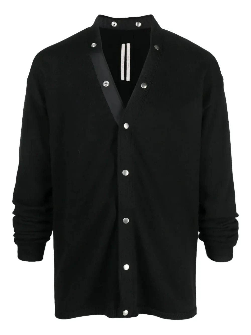 Rick Owens Button-fastening Cardigan In Black