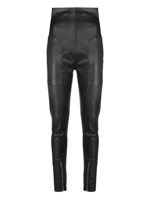 Rick Owens high-waisted zip-detail trousers
