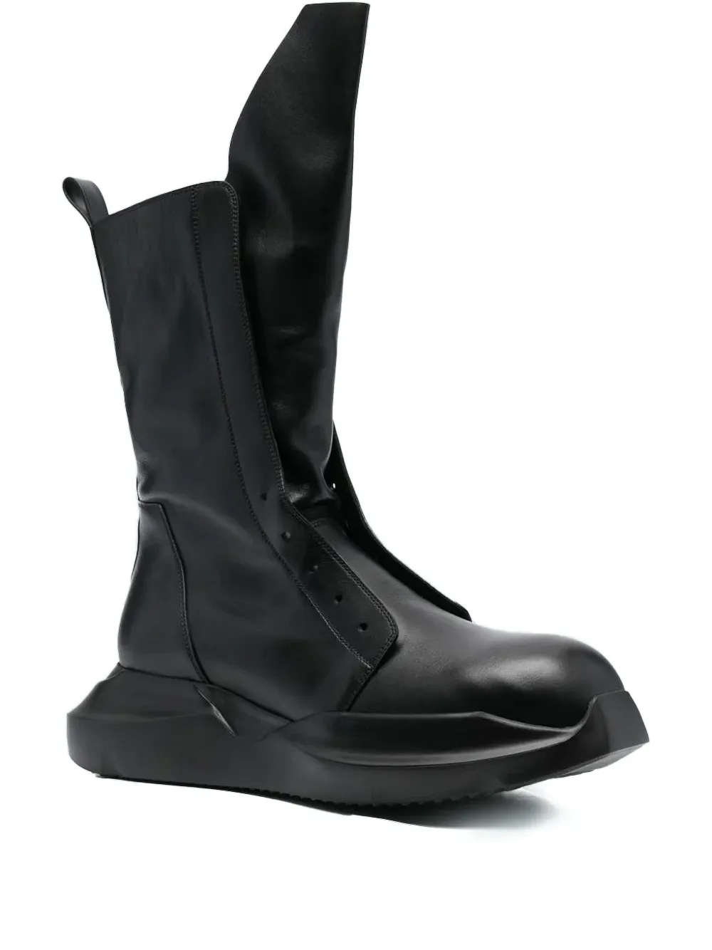 Rick Owens leather boots Black