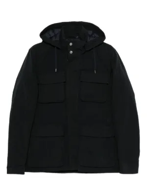 Moncler フーデッド ジャケット | ブラック | FARFETCH JP