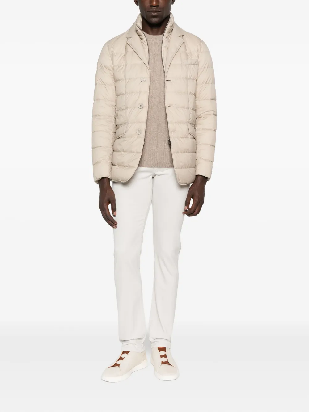 Herno Gewatteerd jack Beige