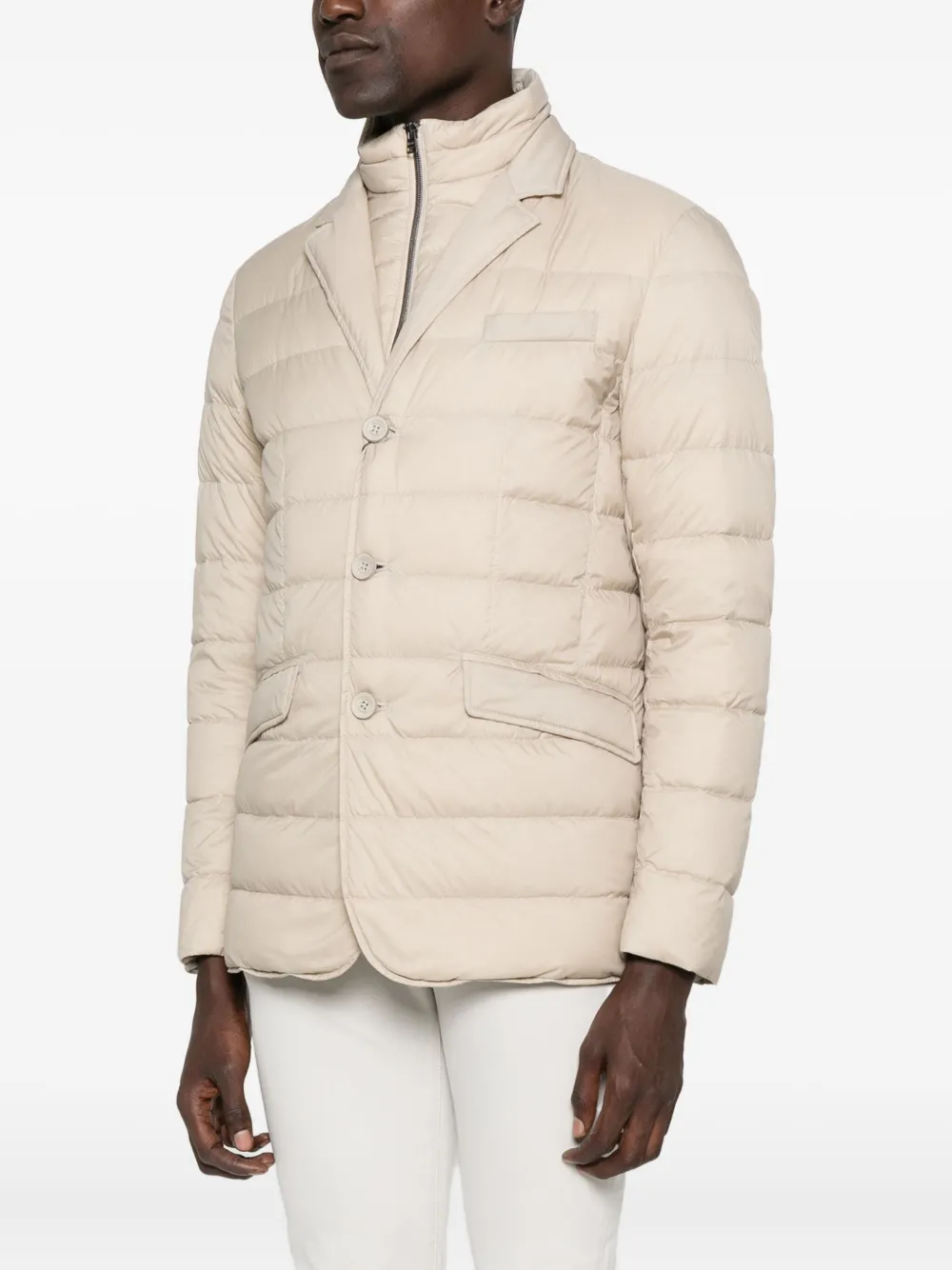 Herno Gewatteerd jack Beige