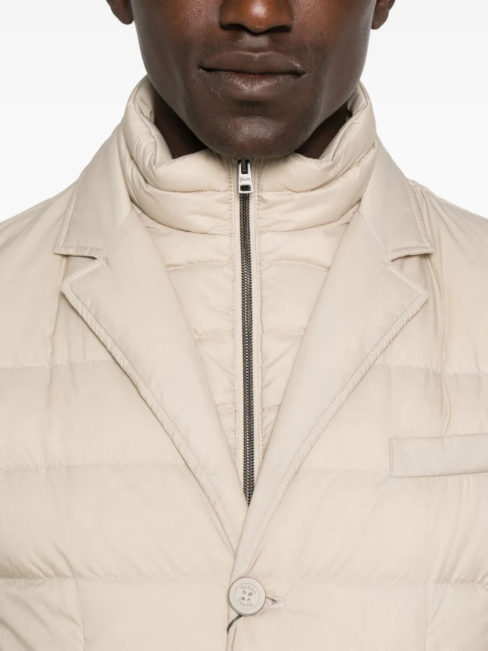 Herno Gewatteerd jack Beige