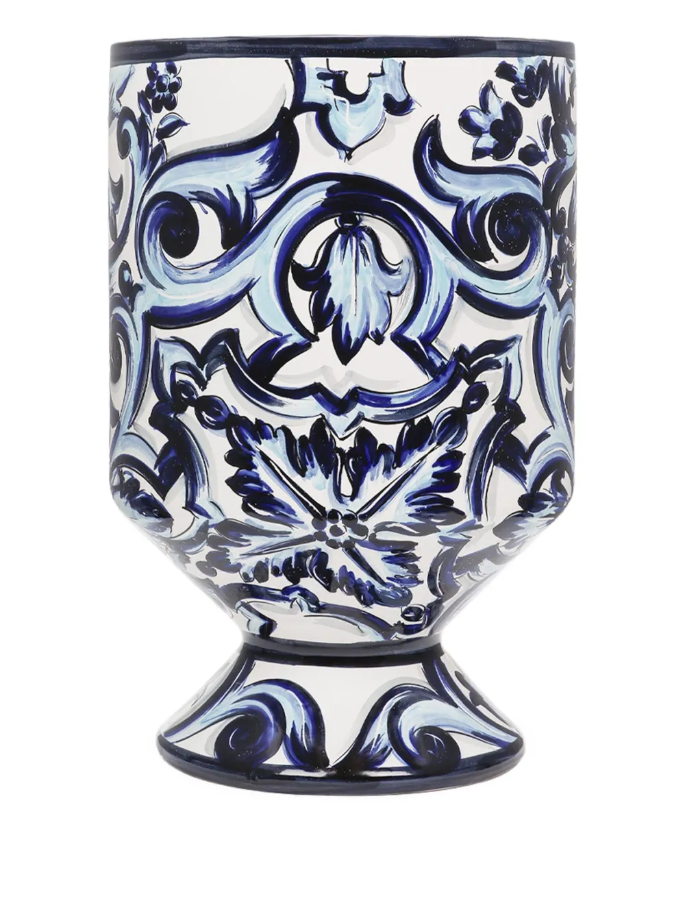 Dolce & Gabbana Outdoor medium vaas (58 cm x 37 cm) - Blauw