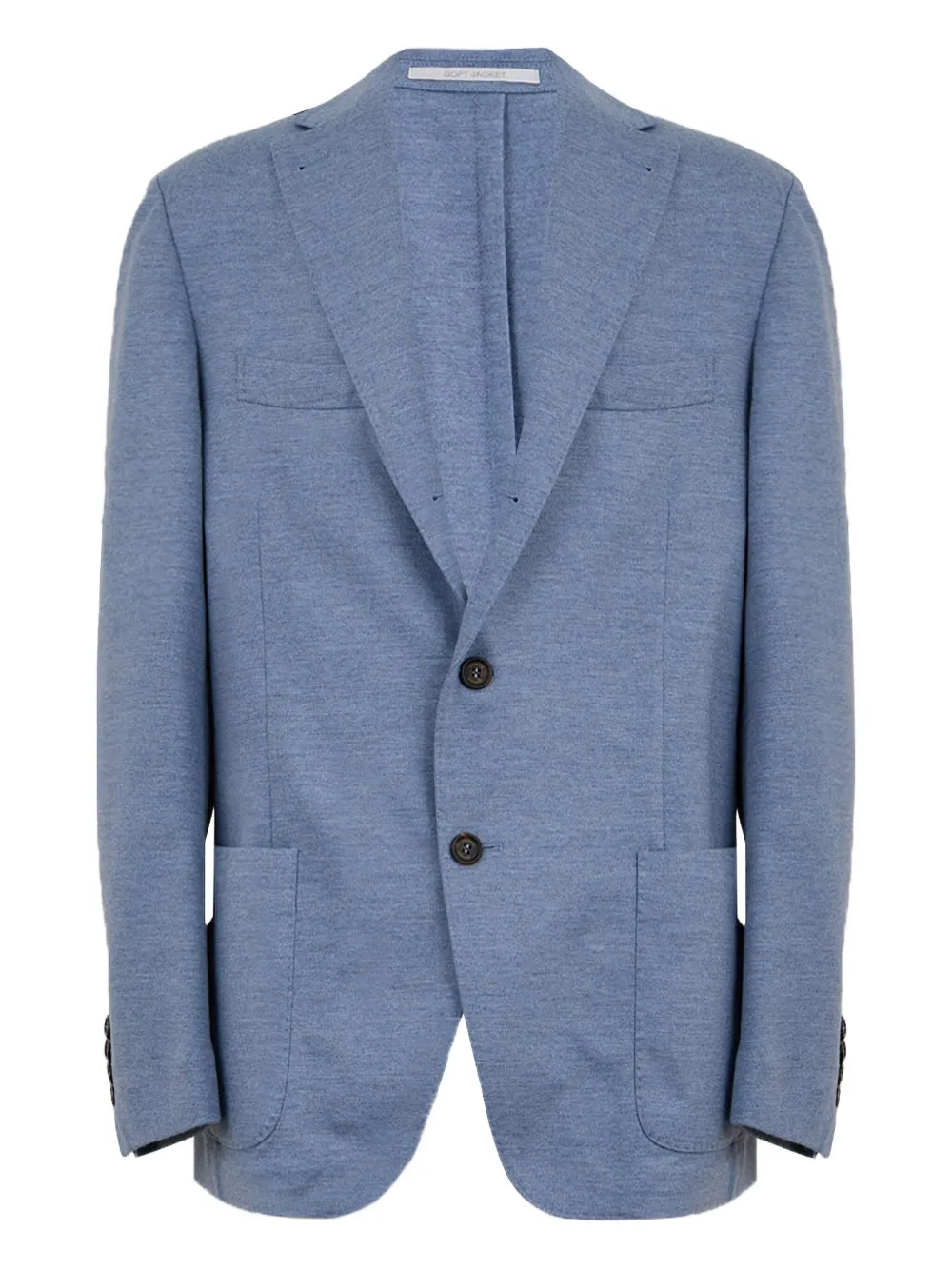 Eleventy Blazer met enkele rij knopen Blauw
