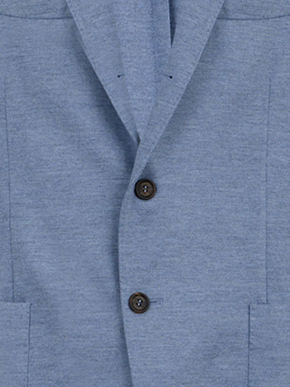 Eleventy Blazer met enkele rij knopen Blauw