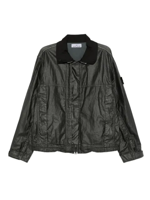 Stone Island zip-fastening polo-collar jacket