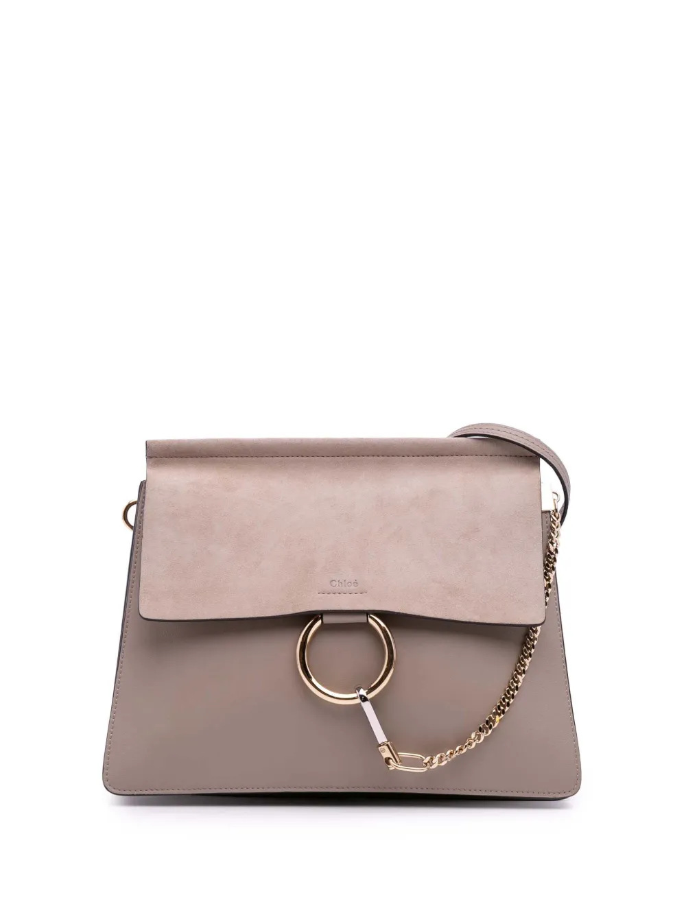 2018 Medium Calfskin and Suede Faye crossbody bag