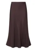 Soeur bias-cut midi skirt - Red