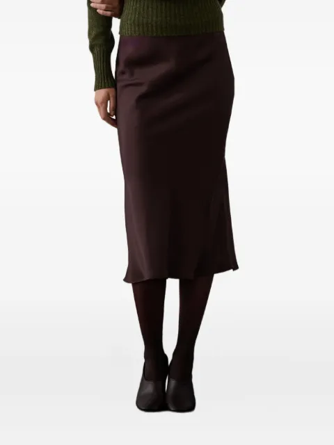 Soeur bias-cut midi skirt