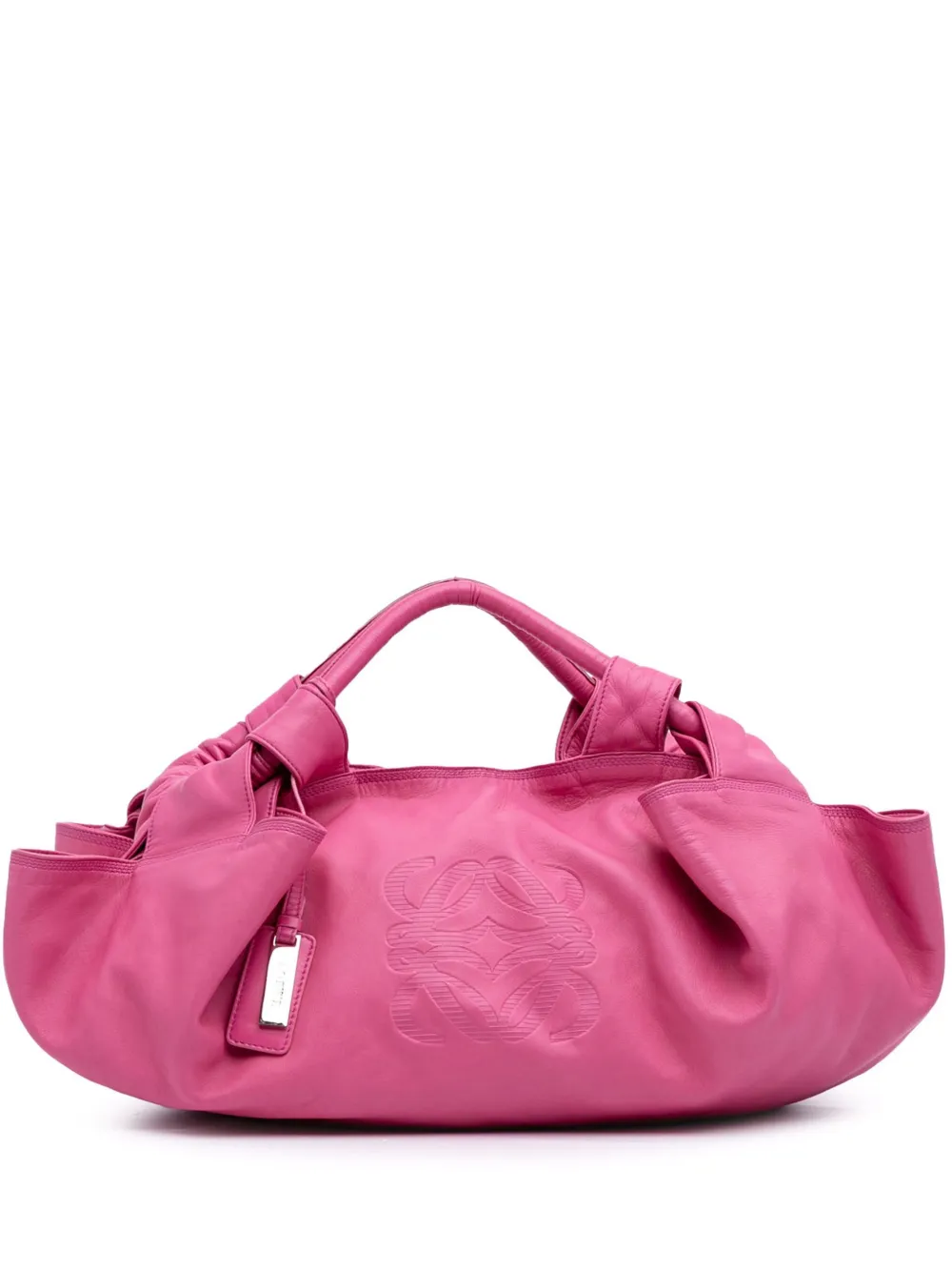 Pre-owned Loewe 2007 Nappa Aire Hobo Bag In Pink