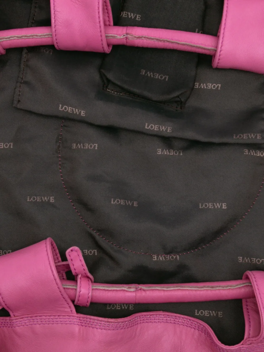 Pre-owned Loewe 2007 Nappa Aire Hobo Bag In Pink