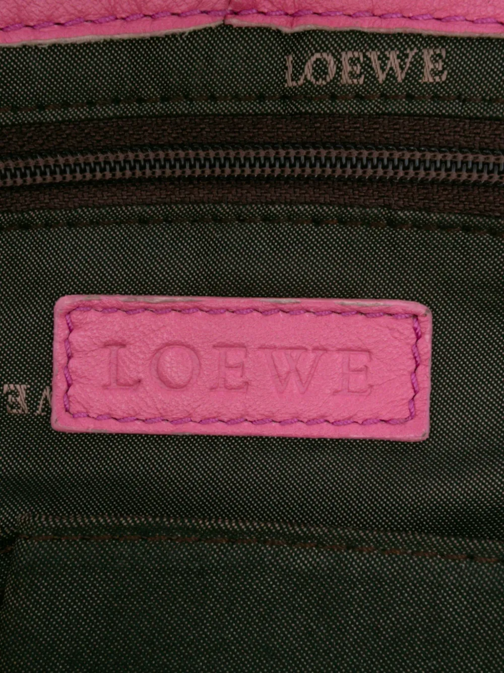 Pre-owned Loewe 2007 Nappa Aire Hobo Bag In Pink