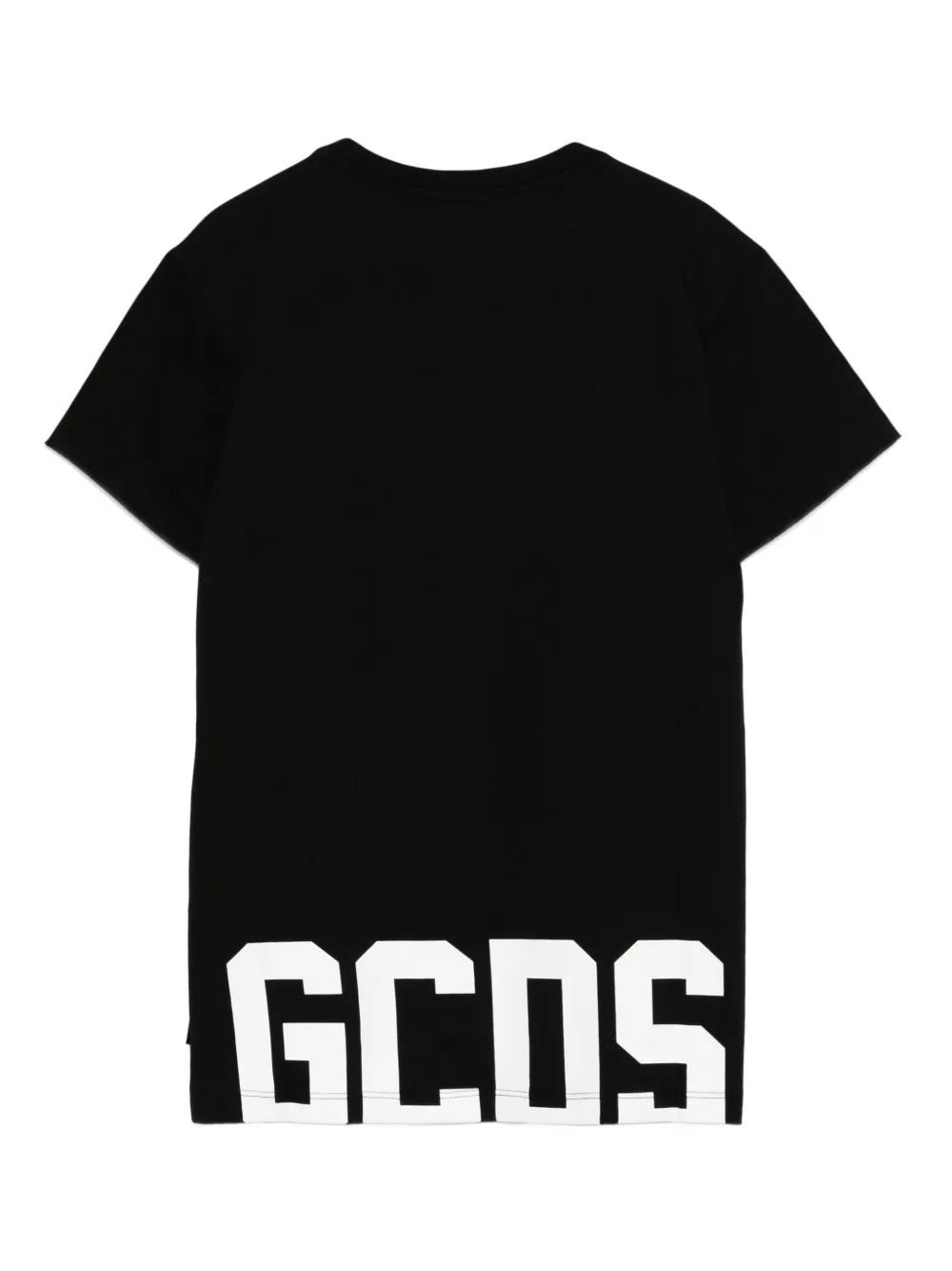 Gcds Kids logo cotton t-shirt Zwart