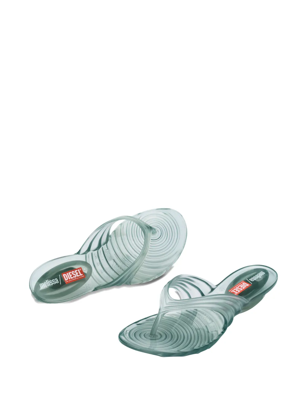Melissa x Diesel thong flip-flops Blue