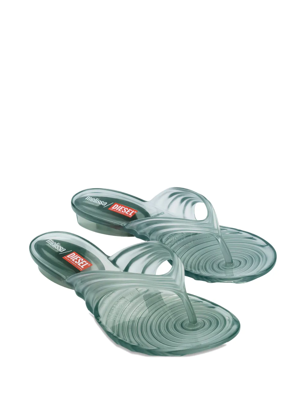 Melissa x Diesel thong flip-flops Blue