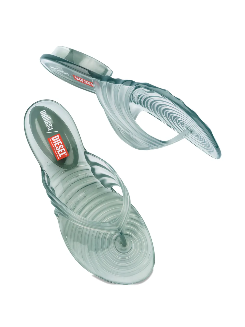 Melissa x Diesel thong flip-flops Blue