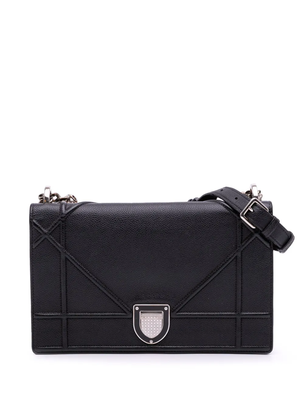 2016 Medium Grained Calfskin Diorama Flap crossbody bag