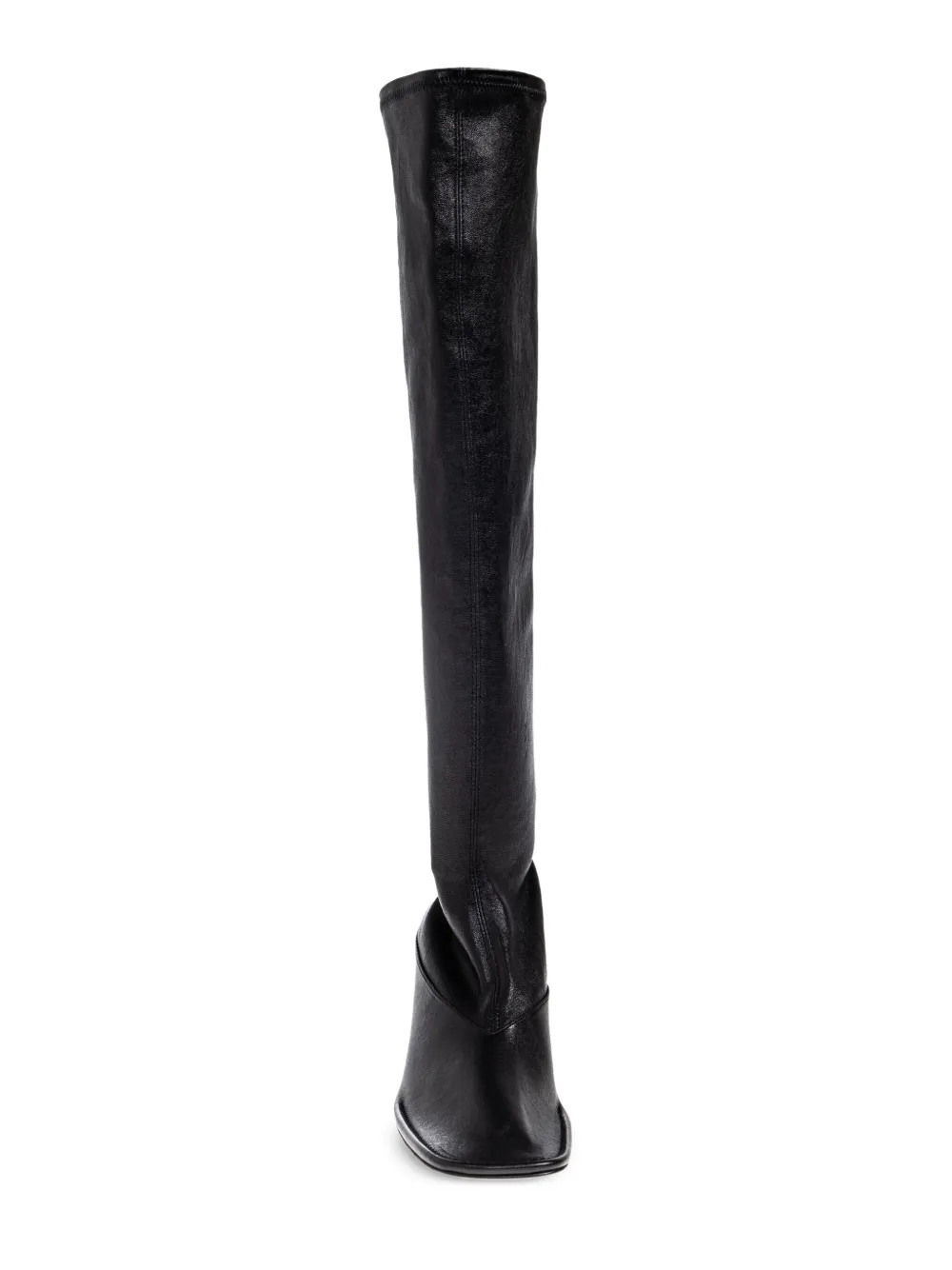 Jil Sander 70mm knee-high square-toe boots Black