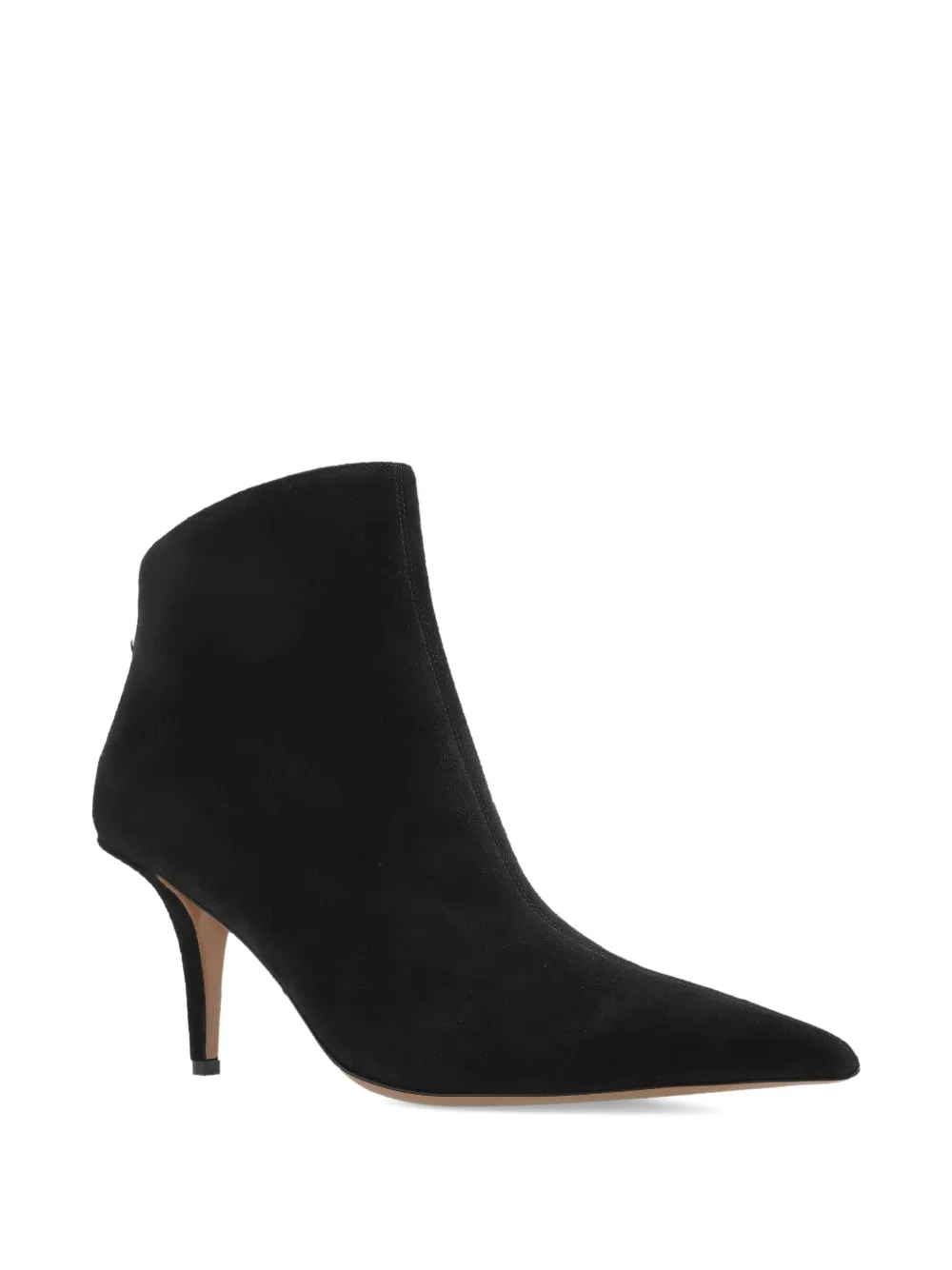Paris Texas 105mm Jessica pointed-toe suede ankle boots Zwart