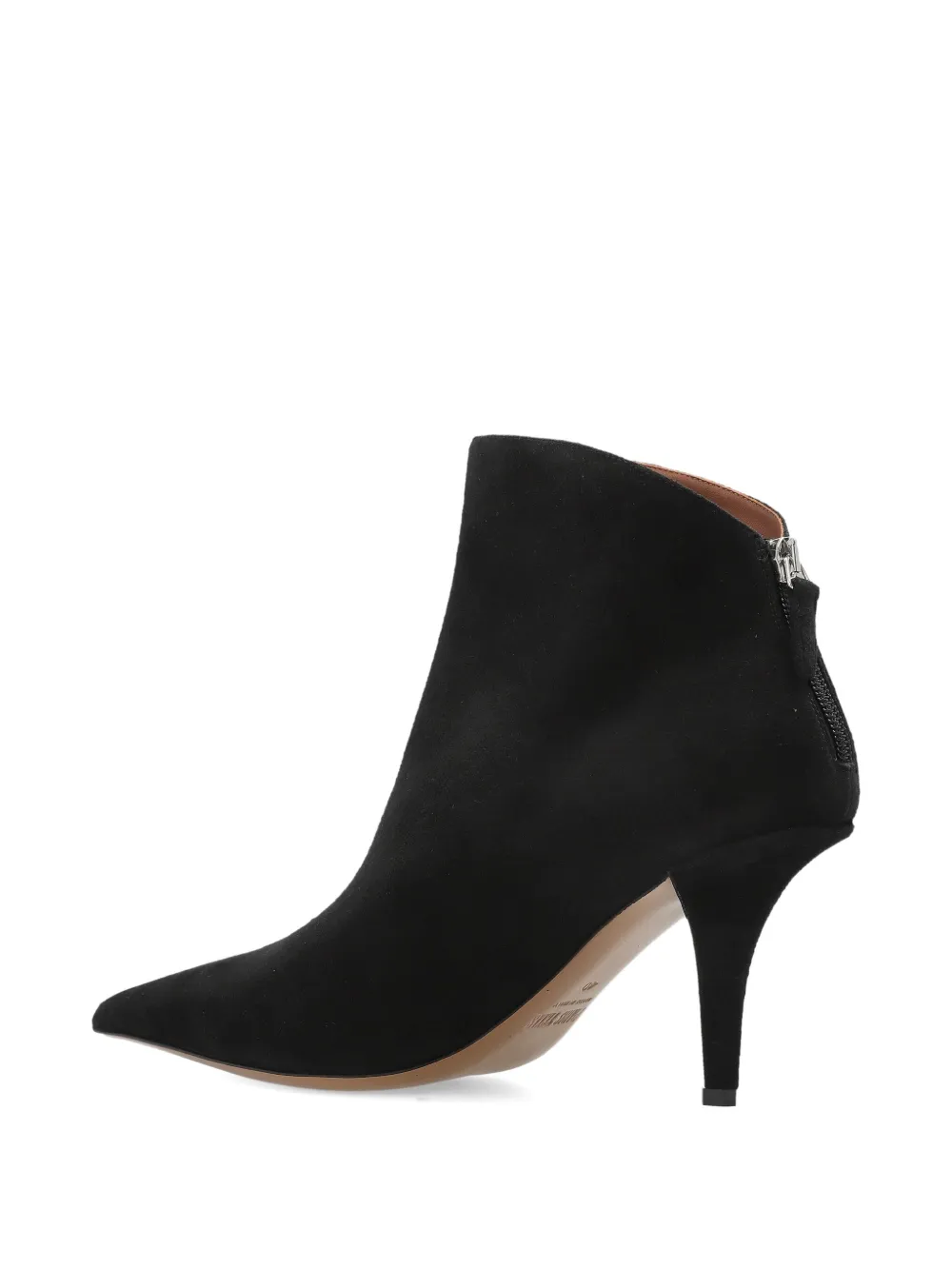 Paris Texas 105mm Jessica pointed-toe suede ankle boots Zwart