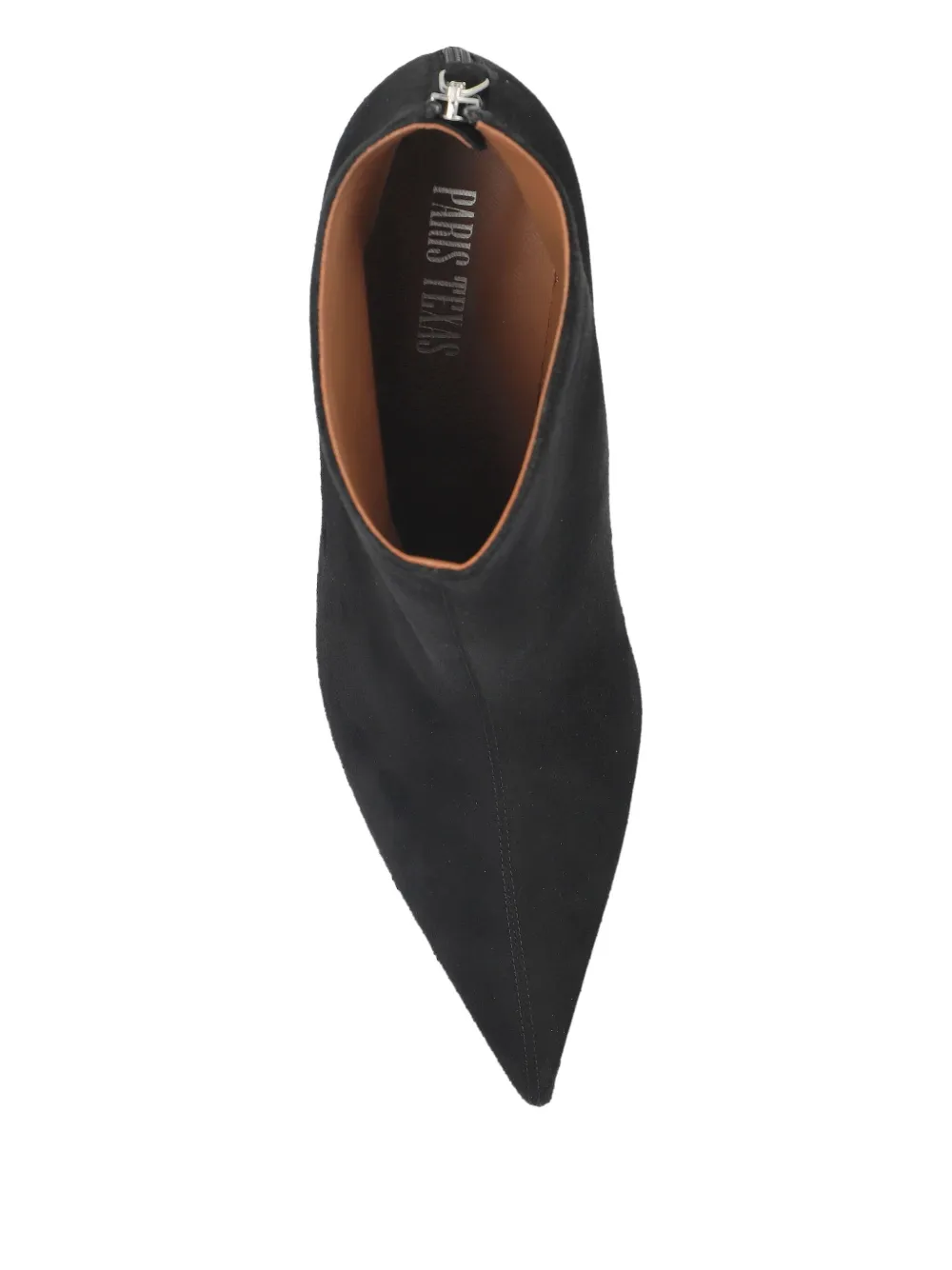 Paris Texas 105mm Jessica pointed-toe suede ankle boots Zwart