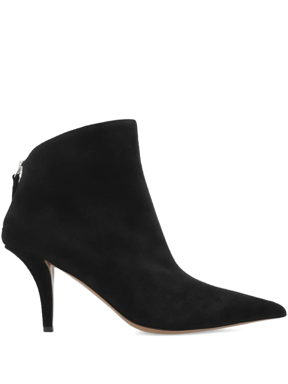 Paris Texas 105mm Jessica pointed-toe suede ankle boots Black