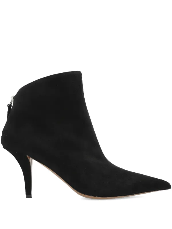 Paris Texas 105mm Jessica pointed-toe Suede Ankle Boots Black FARFETCH  MY