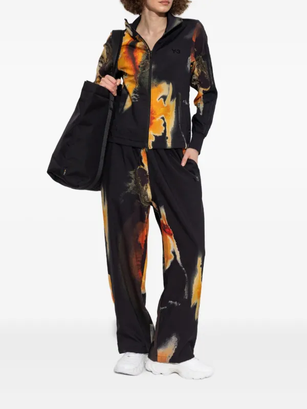 Y-3 AOP Sport Uniform Track Pants | Black | FARFETCH