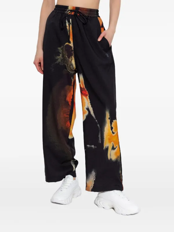 Y-3 AOP Sport Uniform Track Pants | Black | FARFETCH