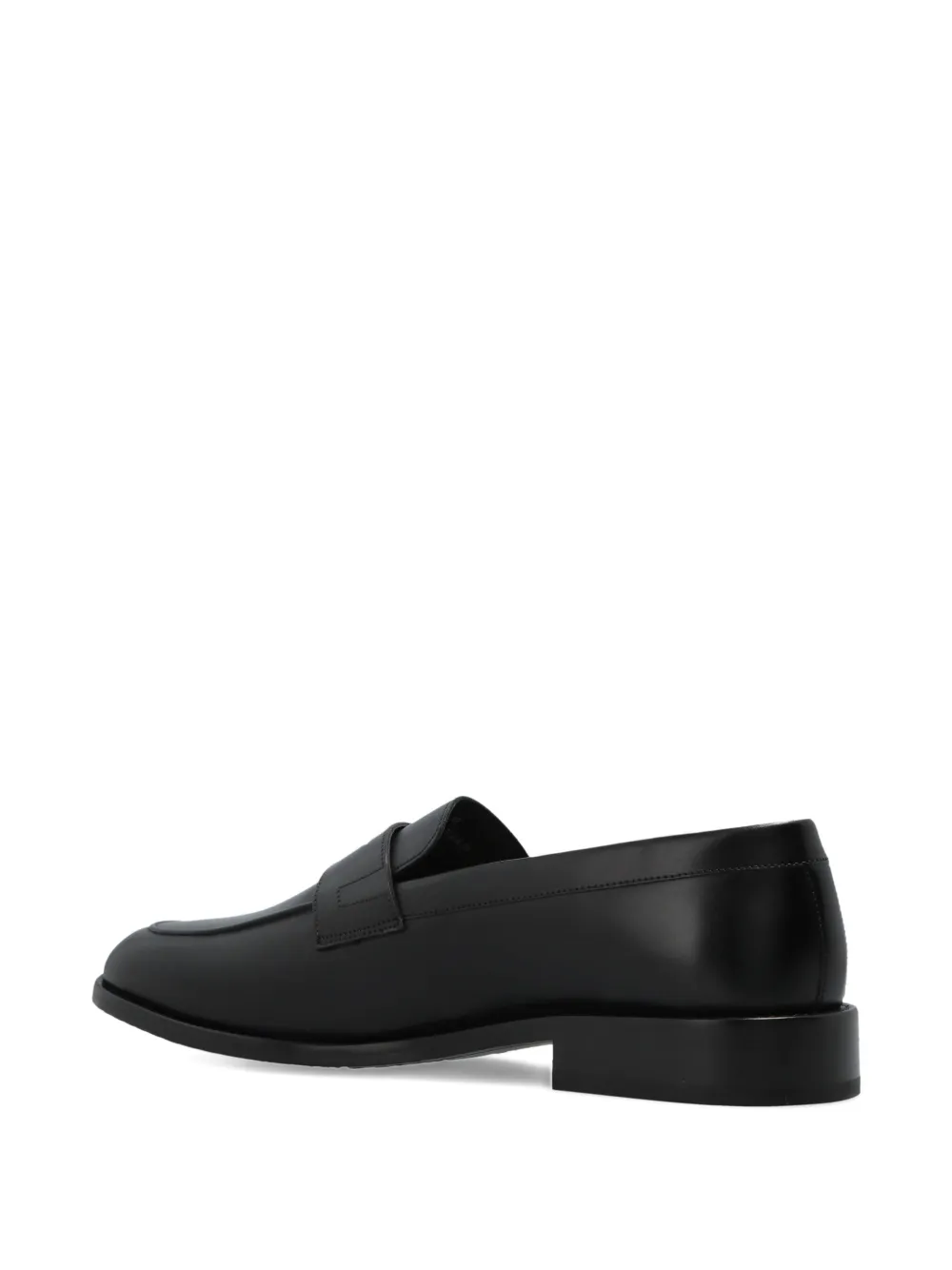 Paul Smith Leren loafers Zwart